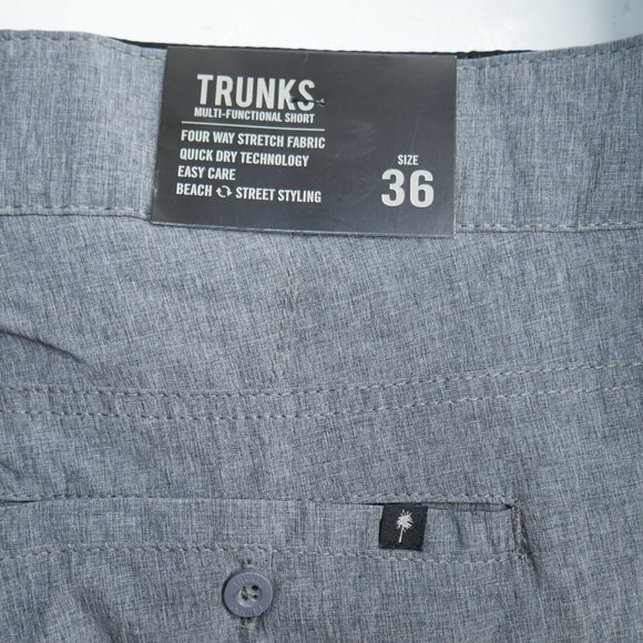 Trunks Hybrid Stretch Walk Water Board Shorts Quick Dry Men's Size 36 New - Picture 6 of 7